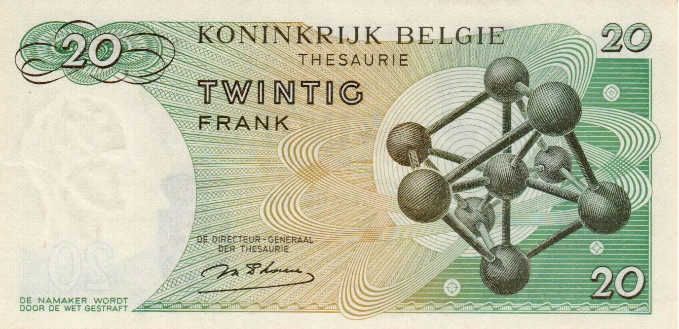 Belgium 20 1964 UNC P-138/1